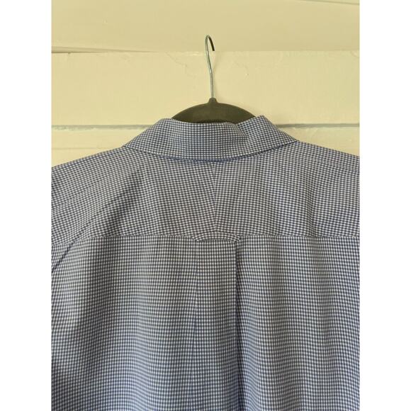 Elegant Blue Dress Shirt by F.A. MacCauler 3XL blue and white - Picture 7 of 14